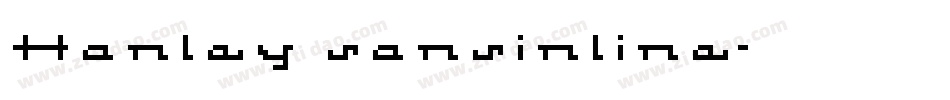 Hanley sansinline字体转换